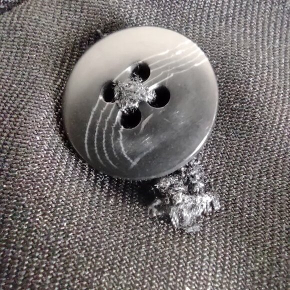 VAN HEUSEN DRESS SLACKS BLACK BUTTON BACK POCKETS, BELT LOOPS HOOK AND BUTTON 36 - Picture 8 of 15